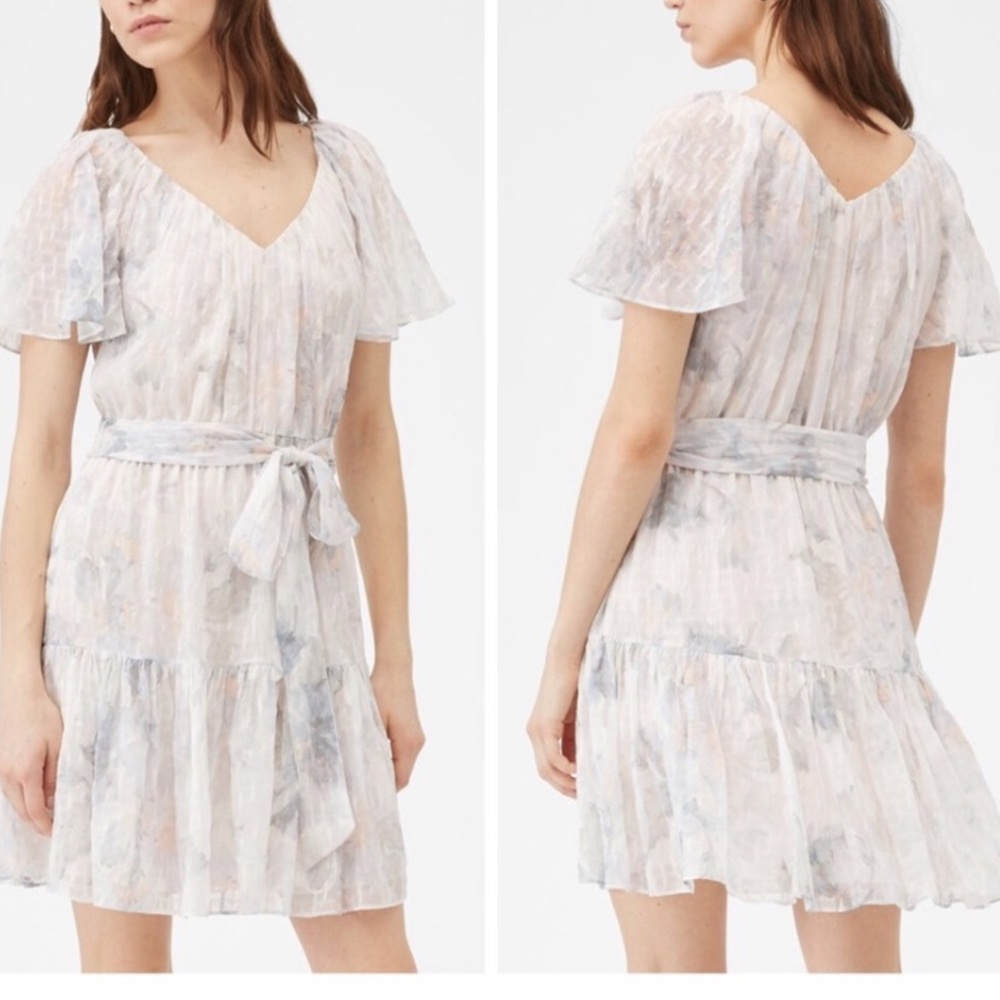 NEW REBECCA TAYLOR Lily Floral Silk Cotton Dress